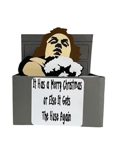 Handmade Christmas Buffalo Bill Silence of the Lambs Funny Precious Pop-Up Greeting Card