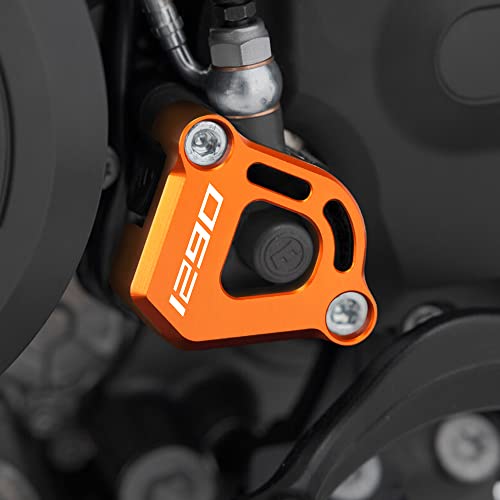 Modeer Kompatibel mit 1290 Super Adventure R/S/T Super Duke R/GT Motorräder Kupplung snehmer zylinder Schutz folie 1290ADV Superduke Zubehör (Orange-1)