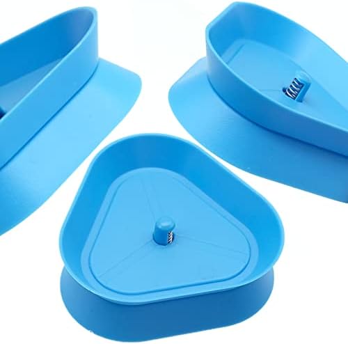 Playing Card Stand Holder Playing Card Holder For Kids Little Hands Triangle Standing Poker Holder Plastic Game Card Stands for Game Supplies 4Pcs (Blue/Red/Yellow/Green) (TYU01)