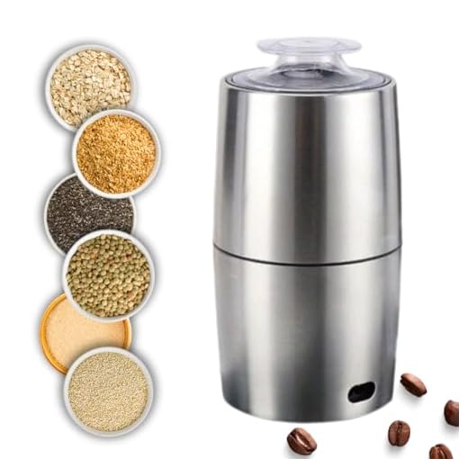 Moedor triturador de Café Sementes Cereais Grãos Moagem padrão Elétrico 200w 110v Portátil Fácil de Limpar Temperos Amendoim Pó Aço Inoxidável