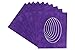 CountryArtHouse Purple Crocus Suede Acid Free 24x36 Oval Picture Frame Mat with White Core Bevel Cut for 20x30 Pictures - Fits 24x36 Frame - Pack of 1 Matboard