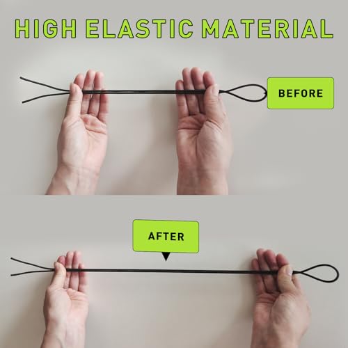 Image of 2 Pairs Elastic Shoe Laces for On Cloud 5, 6 Sneakers | 1 /10 inch(2.5mm) Thin Stretch Round Shoelaces Shoe Strings Replacement, Bungee Speed Tieless No Tie Laces for Adults and Kids