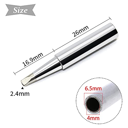 Saipe 900M-T Soldering Iron Tips Solder Iron Replacement Tip Soldering Bits Compatible With Hakko, Radio Shack, Atten, Quick, Aoyue, Yihua, Vastar Soldering Station, Welding Equipment & Accessories #TOP1