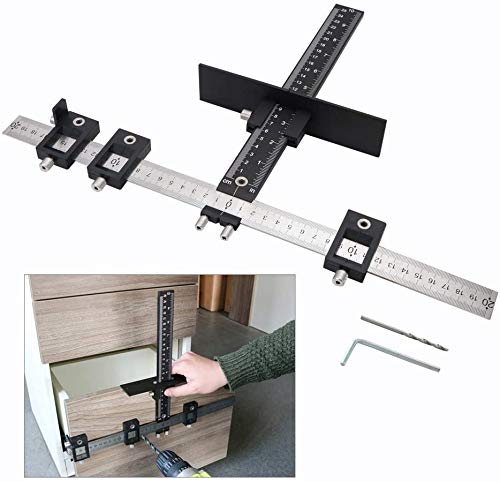 Cabinet Hardware Jig Adjustable Handle Template Tool Punch - View #7