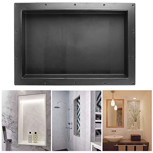 🛒 Crazy Deals Suteck Rectangle Shower Niche 17" x 25" Single Shelf - Shower Cube Ready for Tile Niche for Bathroom,Niche Shower Storage