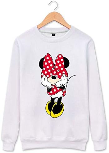 Amazon 3 5 長袖 スウェット カップル 恋人 ディズニー ミッキー ミニー トレーナー 裏起毛 裏毛 トレーナー パーカー 通販