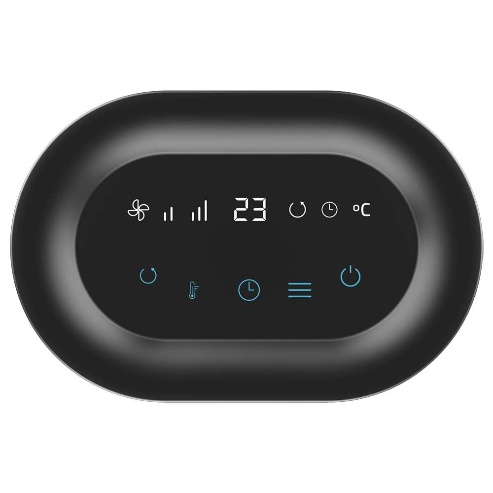 Cecotec Ceramiczny grzejnik stołowy ReadyWarm 1550 Max Ceramic Rotate Smart. 1500 W, oscylacja, cyfrowy wyświetlacz, regulowany termostat i 3 tryby pracy