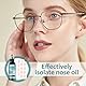 Rbleote 100ml Linsen-Kratzer-Entferner-Spray,Eparaturspray Fingerabdrücke,Brillenglas Reparatur Spray,Brillenglas-Kratzer-Reparaturspray,mit 8 Paar Nasenpads aus Schwamm