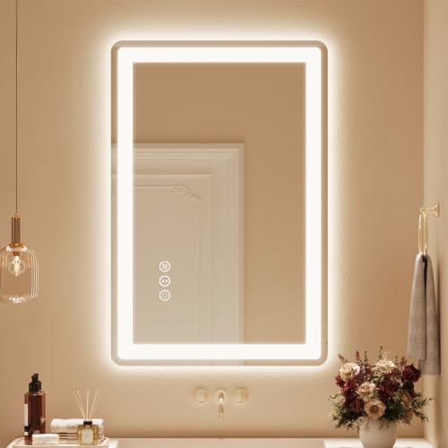 Image of 24x36 LED Lighted Bathroom Mirror for Vanity