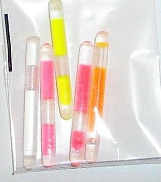 Tongue Rings Glowstick Barbell Holder plus pack glowsticks glow sticks