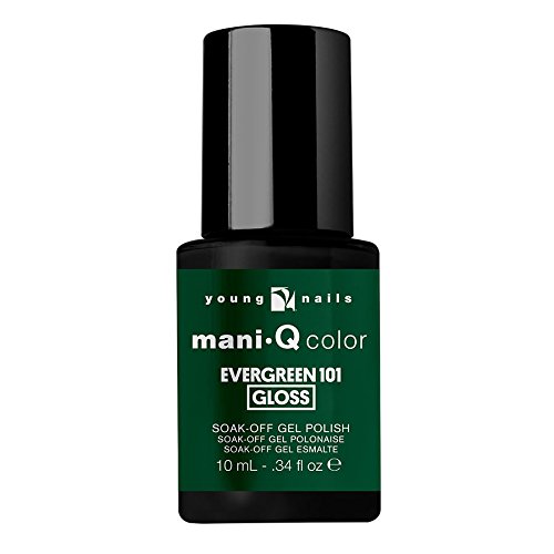 Young Nails Mani-Q Gel Polish, Color Gel Nail Polish For Natural Or Artificial Nails, Cure With LED Or UV Light, Soak Off Gel Polish 0.34 fl oz.