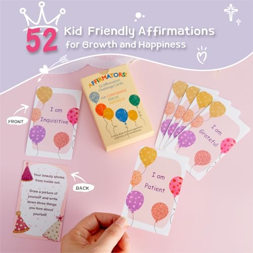 7 Year Old Girl Birthday Gifts, Affirmation Cards for Kids and Teen Girls,7th Birthday Gift Basket Ideas Present for Daughter Granddaughter Niece Little Sister Adjustable Stone Pearl Bracelet Socks4