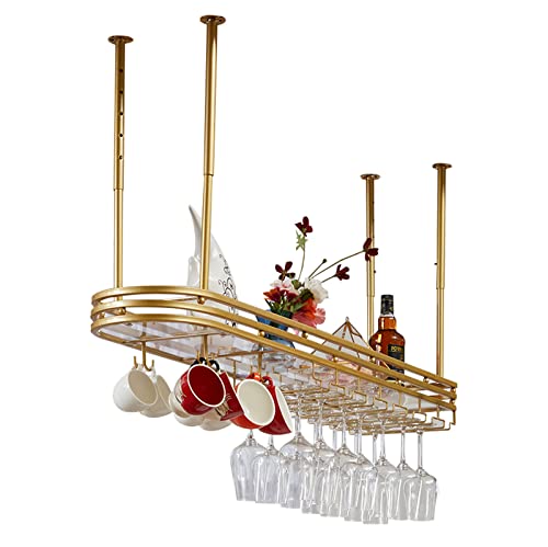 Étagère de montage au plafond 31" 39" 47" pour bouteilles et fleurs