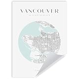 GP TONER Bilder Poster Vancouver Poster Geometrische Stil 
