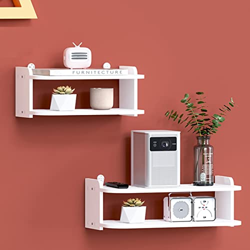 Boîte de rangement de routeur blanc 40x20x13cm pour décodeur TV - 3