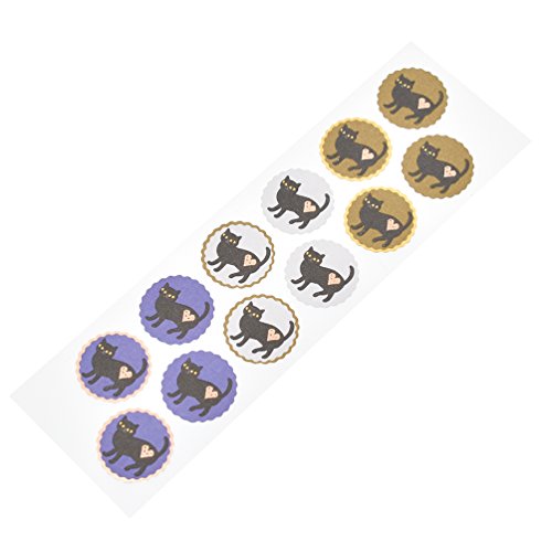 Hongma ファッション ステッカー シリーズ 子供用 店舗販促用 シール 後ろにテープ付き 12種類