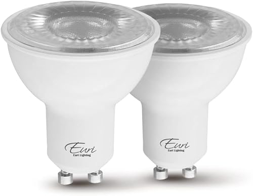 Euri Lighting EP16-7W5020eG-2 LED regulable PAR16, base GU10, 7 W (50 W iguales) 500 lm, blanco cálido (2700 K), 80CRI, ángulo de 40, clasificación