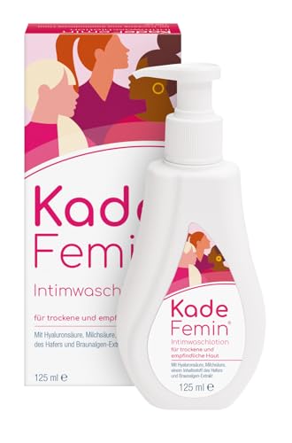 KadeFemin Intimwaschlotion: Die beruhigende Imtimpflege für Frauen, für trockene und empfindliche Haut, 125 ml
