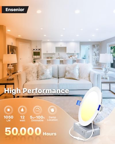 Ensenior 4I-5CCT-12PACK 12 Pack 4 Inch Led Recessed Ceiling Light thumb #1