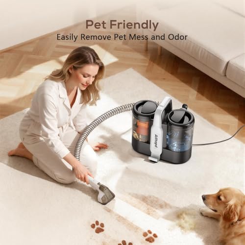 Image of 15Kpa Handheld Spot Cleaner & Carpet Extractor for Furniture, Car, Stars, Rug