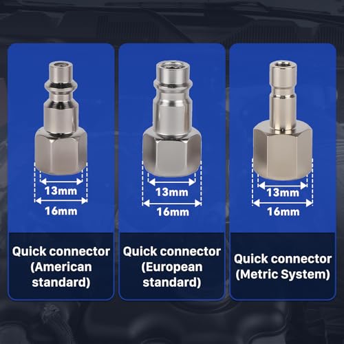 Image of AUTOOL Master Cylinder Bleeder Kit 20PCS Brake Pressure Bleeder Adapters | for Most Vehicles