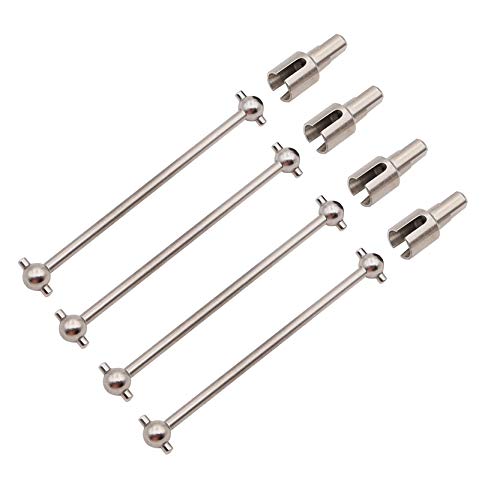 Treehobby Metal 4PCS Rear Dogbone shafts & 4PCS Differential Cups RC Cars Upgrade Parts for WLtoys...