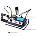 WEP 927-IV Soldering Station Kit High-Power 110W with 3 Preset Channels, Sleep Mode, LED Magnifier, 5 Extra Iron Tips, Tip Cleaner, 2 Helping Hands, Tip Storage Slots, Lead-free Solder Wire, Tweezers