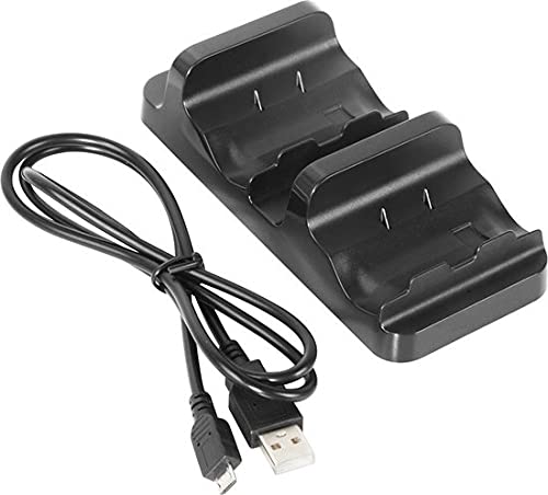 Carregador Duplo Xbox Series Xbox One C/ 2 Baterias + 4 Tampas