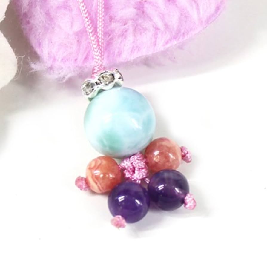 Amazon.co.jp: 幸せ 癒し 超かわいい 天然石 人形ストラップ