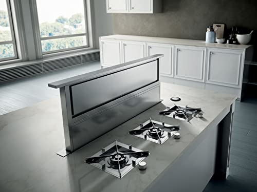 Elica ERS636 600 CFM 36 Inch Wide Downdraft Range Hood from the Rise Collection, Stainless Steel