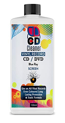 Liquido professionale per la pulizia di CD DVD, vinile record, detergente per lenti 100ml