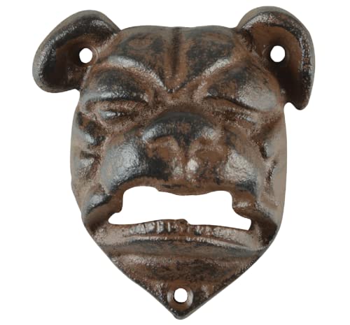 Fallen Fruits Ltd Bulldog Bottle Opener, Brown