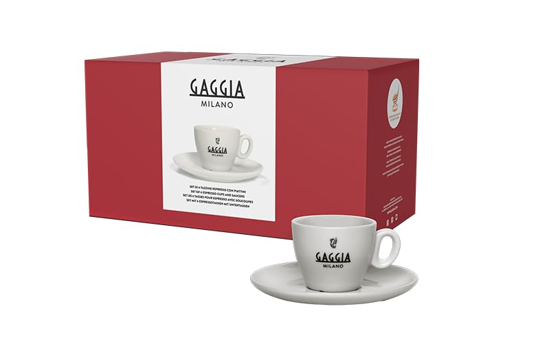 Set mit 6 Espressotassen von Gaggia