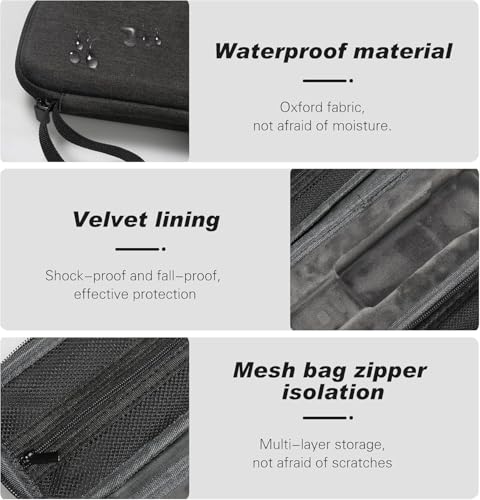 Image of M.G.R.J Portable Carrying Case Cover for DJI Osmo Pocket 3 Camera (Hard|EVA|Black) (Camera is not Included)