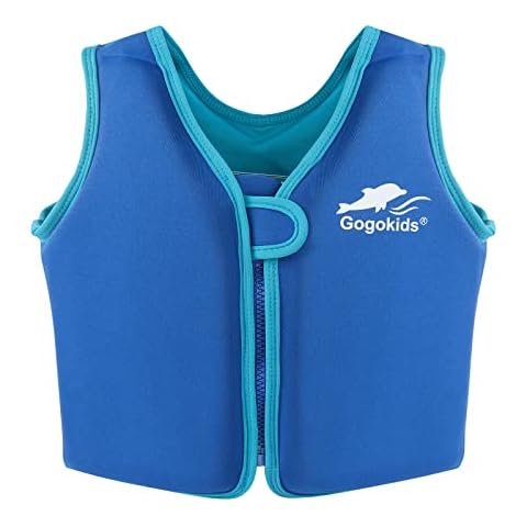Kids Swim Vest Flotation Jacket Neoprene Buoyancy Vest Floation Swimwear With Adjustable Strap Swimming Learning Suitable For 20-30kg/6-9 Years Toddler Boys Girls Cover