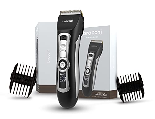 Cortex International Brocchi Grooming and Trimming Tool, Beard Trimmer for Men, Digital Electric Grooming Tool, Premium Quality Grooming Razor for Men, Professional Mens Electric Shaver