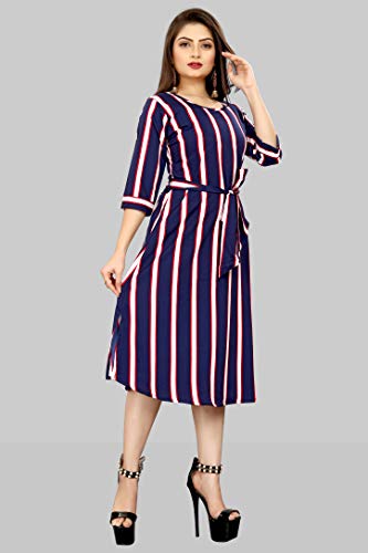 Image of AA Creation Women's Fit And Flare Knee Length Dress
