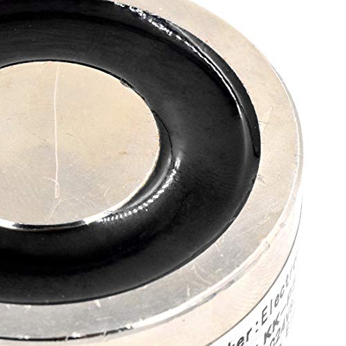 DC 24V 500N 110LB/50Kg Suction Holding sucker round electric Magnet Solenoid lifting cylinder Electromagnet 50 x 30mm