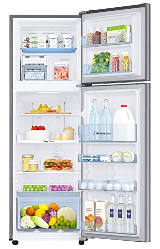 Image of Samsung 256L 2 Star Inverter Frost-Free Convertible 3 In 1 Double Door Refrigerator Appliance (RT30C3732S8 /HL,Elegant Inox)