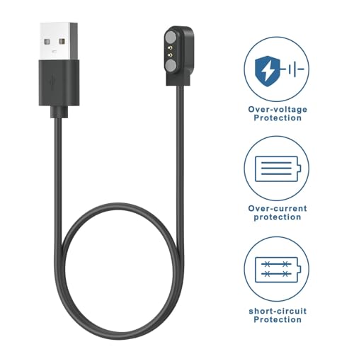 2-Pack Câble de chargeur pour MMBX IDW26 / APEX FIT Plus Chargeur Smartwatch, remplacement USB Câble de charge pour APEX FIT Plus/MMBX IDW26 Smartwatch