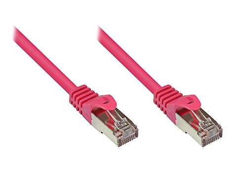 Preisvergleich Produktbild Patchkabel, Cat. 5e, SF / UTP, magenta, 15m, Good Connections®