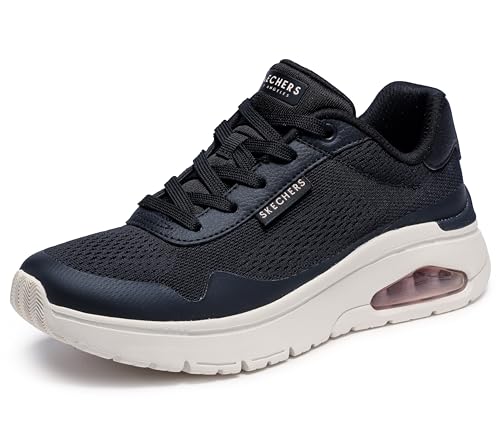 Skechers Uno Flex - Uno Fresh One, da Donna, Nero, 36.5 EU