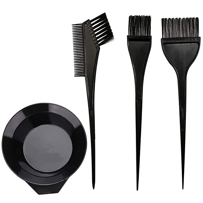Professional Use Hair Coloring Dyeing Kit Brush with Curved Dish   Black Hair Colour Applicator Kit, Tinting Curved Dish   and Brushes, - Image 2 thumbnail