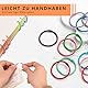 140 Stück Buchbinderinge 30mm – Metall Ringe für Karteikarten, Bastelprojekte, DIY Binder, Langlebig und Rostfrei, Ideal für Bücher, Mappen und Archivierung