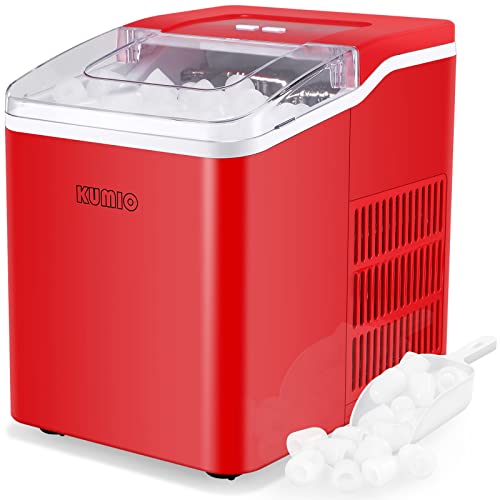 KUMIO Ice Makers Countertop for Kitchen Office Bar Party