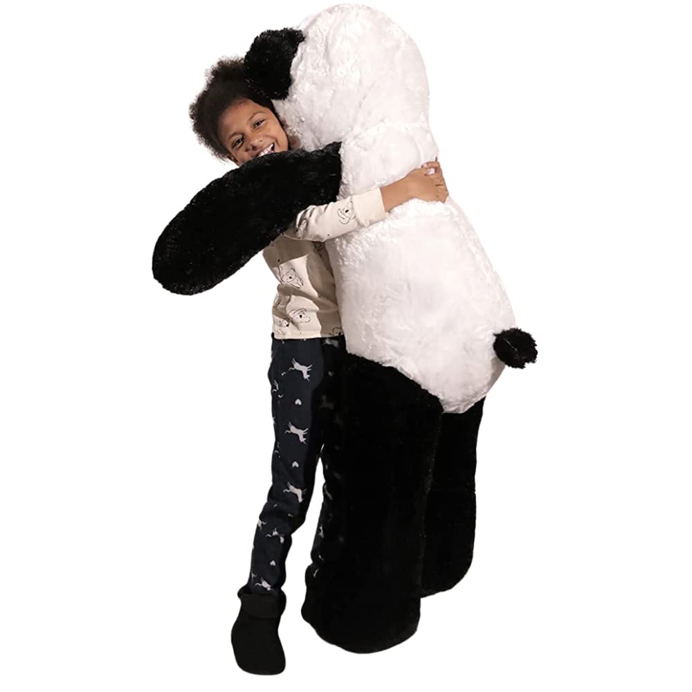 bananair - Gigantyczny pluszak Panda - zmontowany we Francji - Gigantyczny miś XXL, bardzo miękki i miękki, uściski na urodziny, do sypialni, uroczystości (160 cm)