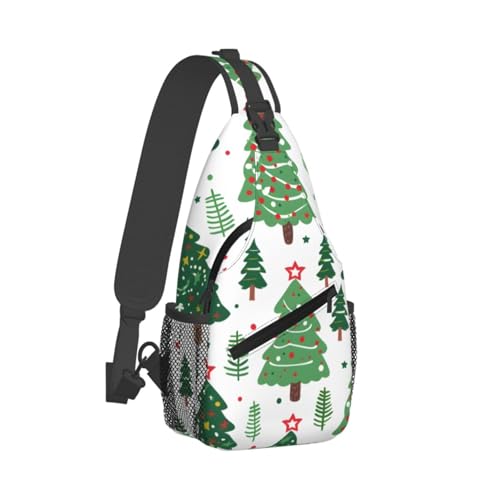 Bolso bandolera verde para mujer y hombre ligero ajustable miniatura 2