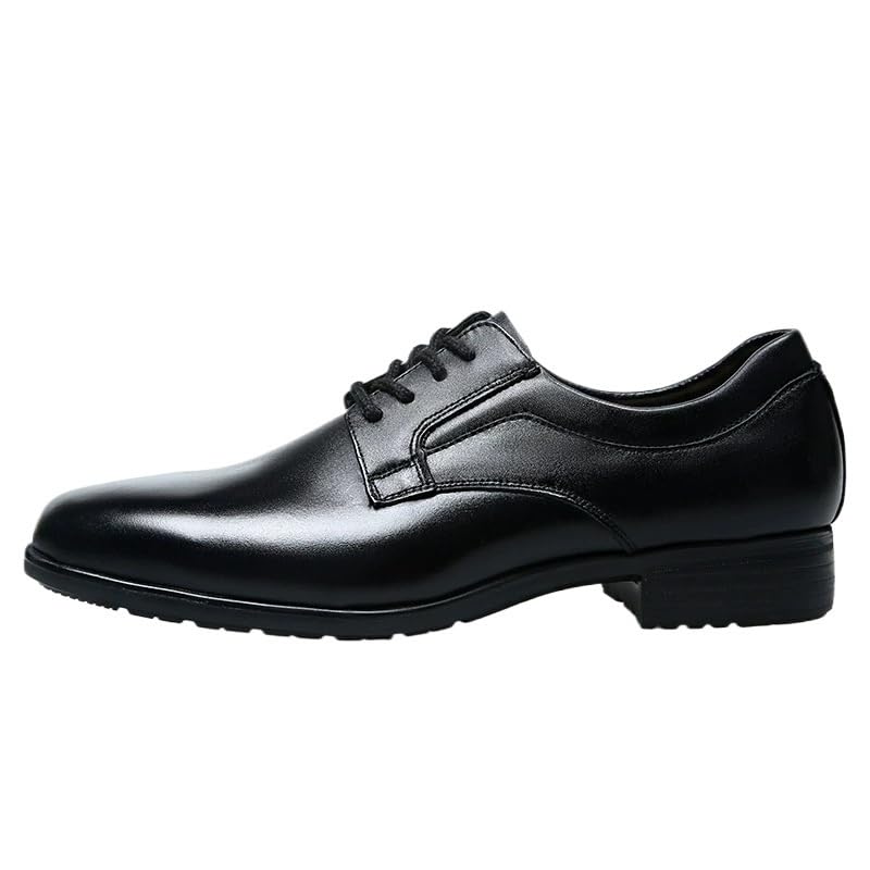 Mens Lace-Up Business Leather Work Shoes Soft Sole Soft Leather Professional Flat Comfortable Footwear