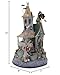 Enesco Jim Shore Heartwood Creek Haunted House Figurine, Lit Spooky Halloween House with Music and LED Lights 12 Inch, Multicolor