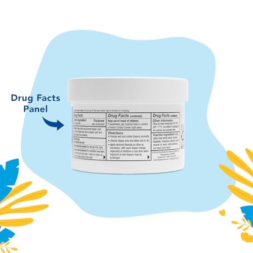Image of Triple Paste 3X Max Zinc Oxide Diaper Rash Ointment, 12oz Jar - Maximum Strength Diaper Cream for Sensitive Skin